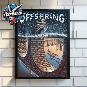 The Offspring Minneapolis Concert On August 15 2025 At Target Center In Minneapolis Poster Home Decor Canvas
