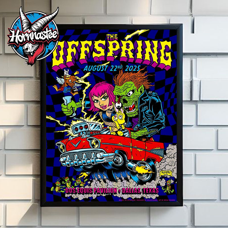 The Offspring Supercharged In Dallas Show On August 22 2025 At Dos Equis Pavilion Poster Home Decor Canvas The Offspring Supercharged In Dallas Show On August 22 2025 At Dos Equis Pavilion Poster Home Decor Canvas