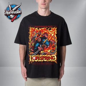 The Offspring Supercharged Tour 2025 Venue Poster At Talking Stick Resort Amphitheatre On August 27 2025 In Phoenix AZ Unisex T Shirt