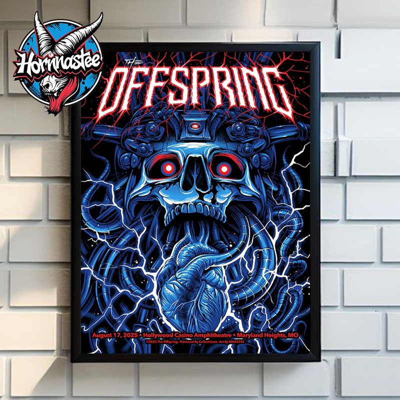 The Offspring Supercharged Worldwide In 25 Venue Poster At Hollywood Casino Amphitheatre On August 17 2025 In Maryland Heights Poster Home Decor Canvas The Offspring Supercharged Worldwide In 25 Venue Poster At Hollywood Casino Amphitheatre On August 17 2025 In Maryland Heights Poster Home Decor Canvas