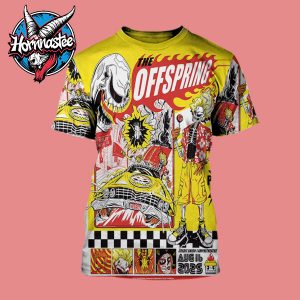 The Offspring Supercharged Worldwide in 25 Show At Credit Union 1 Amphitheatre On August 16 2025 Tinley Park IL All Over Print Shirt