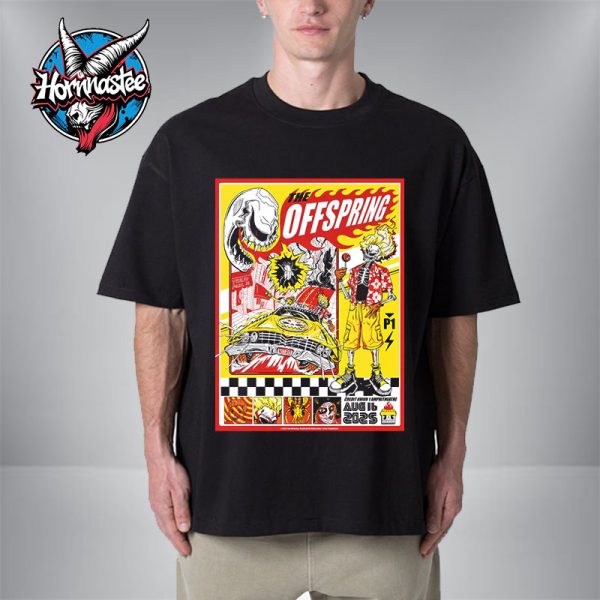 The Offspring Supercharged Worldwide in 25 Show At Credit Union 1 Amphitheatre On August 16 2025 Tinley Park IL Unisex T-Shirt