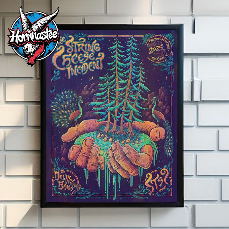 The String Cheese Incident Eau Claire WI On August 15 2025 At The Pines Music Park Poster Home Decor Canvas The String Cheese Incident Eau Claire WI On August 15 2025 At The Pines Music Park Poster Home Decor Canvas