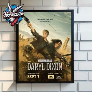 The Walking Dead Daryl Dixon Season 3 On September 7 2025 Poster Home Decor Canvas
