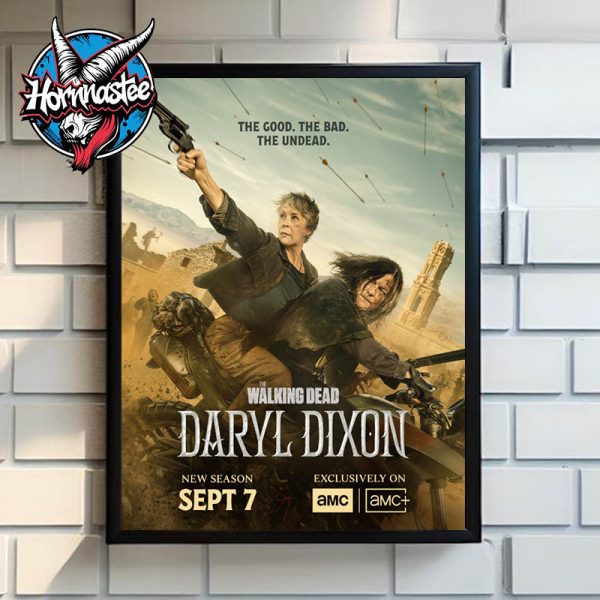 The Walking Dead Daryl Dixon Season 3 On September 7 2025 Poster Home Decor Canvas