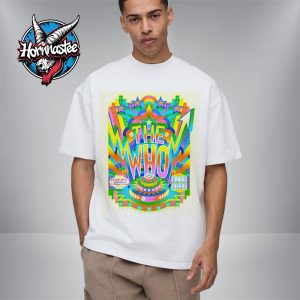 The Who Newark Show At Prudential Center On August 19 2025 In Newark New Jersey Unisex T-Shirt