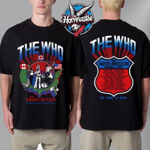 The Who The Song Is Over North American Farewell Tour 2025 Highway Dates List Back Unisex T-Shirt Two Sided