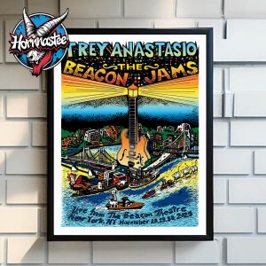 Trey Anastasio The Beacon Jams New York On November 28-30 2025 At The Beacon Theatre In New York Poster Home Decor Canvas