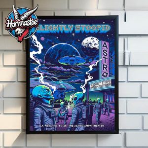 Slightly Stoopid La Vista Nebraska Event Poster At The Astro Amphitheater On August 7 2025 Poster Home Decor Canvas