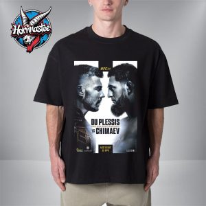 UFC 319 Du Plessis vs Chimaev Autographed World Middleweight Championship On August 16 2025 Unisex T-Shirt