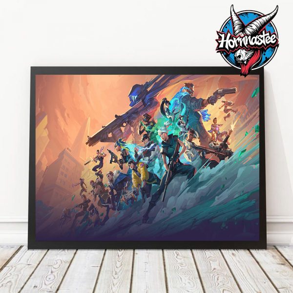 Valorant All AgentPoster Home Decor Canvas Horizontal