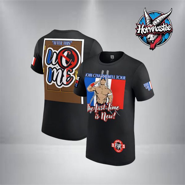 WWE John Cena Farewell Tour 2025 Paris The Last Time Is Now Unisex T Shirt