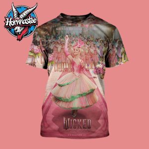 Wicked For Good Poster Ariana Grande Is Glinda Movie Release On November 21 2025 All Over Print Shirt