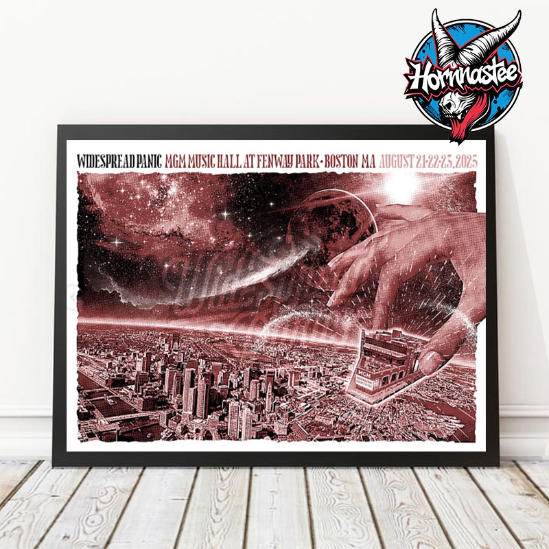 Widespread Panic Show At MGM Music Hall at Fenway Park On August 21 22 23 2025 In Boston Massachusetts Poster Home Decor Canvas Horizontal Widespread Panic Show At MGM Music Hall at Fenway Park On August 21 22 23 2025 In Boston Massachusetts Poster Home Decor Canvas Horizontal