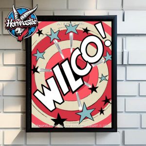 Wilco Springfield Show On August 13 2025 At Gillioz Theatre In Springfield MO Poster Home Decor Canvas