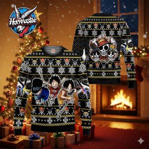 ASL Pirates Anime Xmas Gifts One Piece Ugly Christmas Sweater