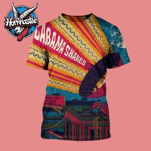 Alabama Shakes Venue Poster At Meadow Brook Amphitheatre On September 5 2025 In Rochester Hills All Over Print Shirt