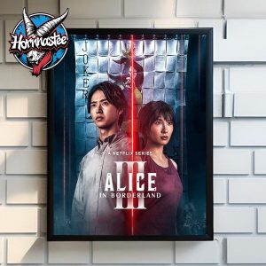 Alice In Borderland Season 3 A Netflix Series Now Streaming Poster Home Decor Canvas