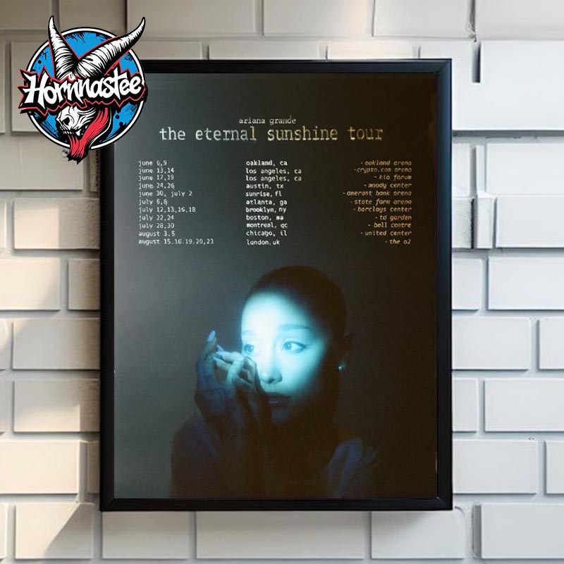 Ariana Grande The Eternal Sunshine Tour 2026 Schedule Tour Dates Poster Home Decor Canvas Ariana Grande The Eternal Sunshine Tour 2026 Schedule Tour Dates Poster Home Decor Canvas