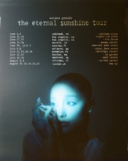 Ariana Grande The Eternal Sunshine Tour 2026 Schedule Tour Dates