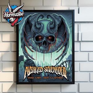 Avenged Sevenfold Event Poster On August 31 2025 And September 1 2025 At Soldier Field In Chicago Illinois Poster Home Decor Canvas