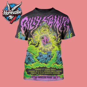 Billy Strings 2026 Winter Tour Schedule Tour Dates All Over Print Shirt