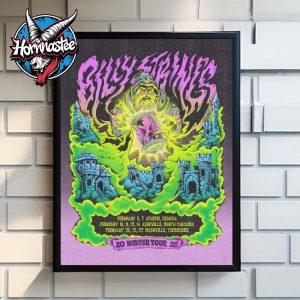 Billy Strings 2026 Winter Tour Schedule Tour Dates Poster Home Decor Canvas