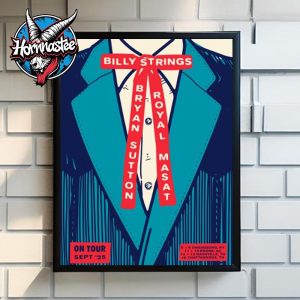 Billy Strings And Bryan Sutton with Royal Masat Tour 2025 On September 2025 Poster Home Decor Canvas