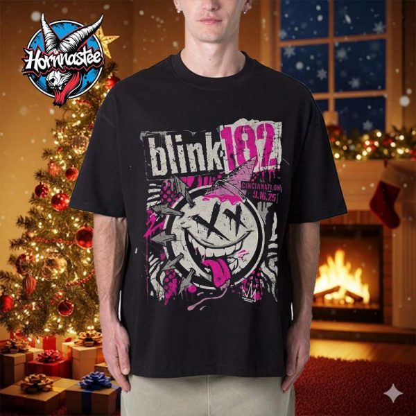 Blink 182 Cincinnati Show At Riverbend Music Center On September 16 2025 Cincinnati OH Unisex T Shirt