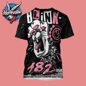 Blink 182 Event Poster At Veterans United Home Loans Amphitheater On September 4 2025 In Virginia Beach All Over Print Shirt