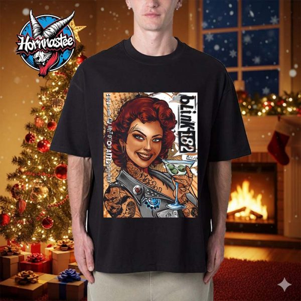 Blink 182 Huntsville AL Poster At Orion Amphitheater On September 22 2025 Missionary Impossible 2025 Tour Unisex T Shirt