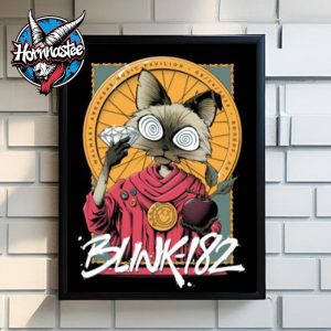 Blink 182 Missionary Impossible 2025 Rogers AR Venue Poster At Walmart Arkansas Music Pavilion On September 24 2025 Poster Home Decor Canvas
