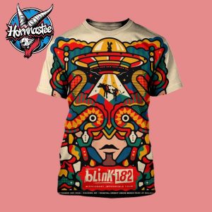 Blink 182 Missionary Impossible Tour 2025 At Coastal Credit Union Music Park at Walnut Creek On September 3 2025 In Raleigh NC All Over Print Shirt