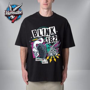 Blink 182 Missionary Impossible Tour 2025 Venue Poster At Credit One Stadium On September 1 2025 In Charleston South Carolina Unisex T Shirt
