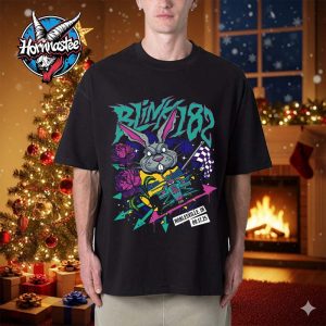 Blink 182 Noblesville Exclusive Tee At Ruoff Music Center On September 17 2025 Noblesville Indiana Unisex T Shirt