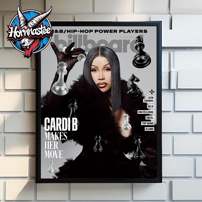 Cardi B Making Her Move Billboard RnB Hip Hop Power Players 2025 Poster Home Decor Canvas Cardi B Making Her Move Billboard RnB Hip Hop Power Players 2025 Poster Home Decor Canvas