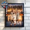 Congrats Germany The Champion Of 2025 EuroBasket Championship Poster Home Decor Canvas