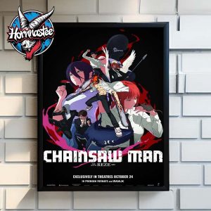 Chainsaw Man The Movie Reze Arc New Poster For Film In Theaters October 24 2025 Poster Home Decor Canvas