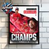 Toronto Blue Jays MLB The Champion AL East Champion 2025 First Title Since 2015 Poster Home Decor Canvas