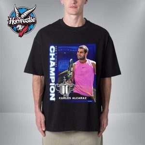 Congrats Carlos Alcaraz Wins Men’s Singles Champion 2025 Six Time Grand Slam Champion Unisex T Shirt