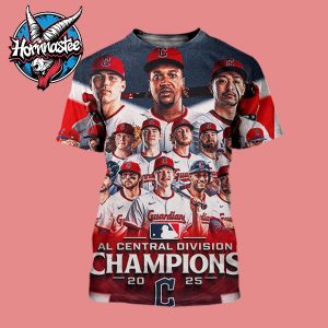 Congrats Cleveland Guardians MLB Winner American League Central Division Champions 2025 All Over Print Shirt