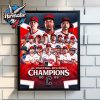 Toronto Blue Jays The Blue Winner American League East Champion 2025 Poster Home Decor Canvas