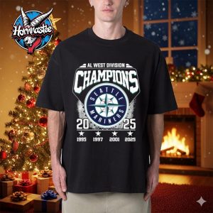 Congrats Seattle Mariners MLB 2025 AL West Division Seattle Mariners Champions Unisex T Shirt