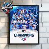Cleveland Guardians MLB The Champion American League Central Champion 2025 Poster Home Decor Canvas