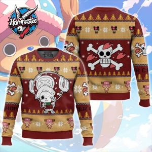 Cute Chopper One Piece Ugly Christmas Sweater