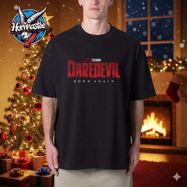 Daredevil Born Again Season 3 Marvel Television Logo Graphic Unisex T Shirt