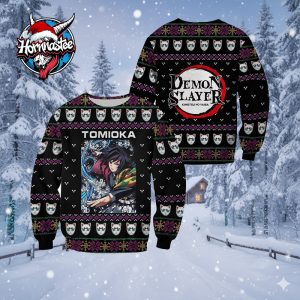 Demon Slayer Kimetsu no Yaiba Giyu Tomioka Ugly Christmas Sweater