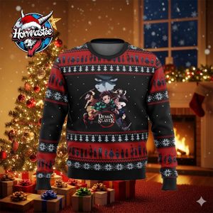 Demon Slayer Kimetsu no Yaiba Poster Ugly Christmas Sweater