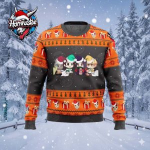 Demon Slayer Shop Chibi Premium Ugly Christmas Sweater Kimetsu no Yaiba Merch Ugly Sweater