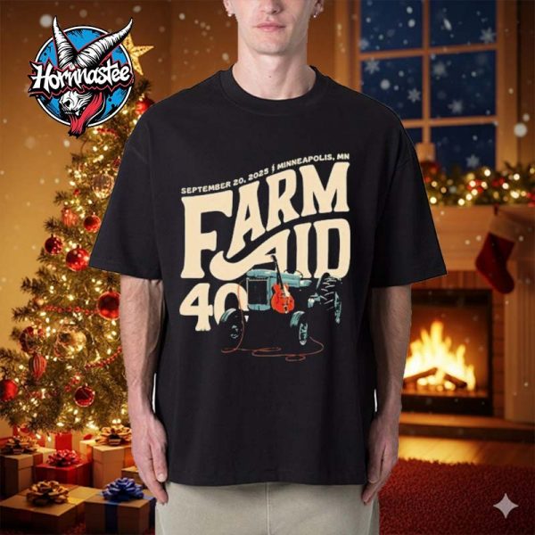 Farm Aid 40 Tractor AMP On September 20 2025 In Minneapolis Unisex T Shirt